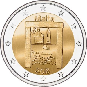 MALTA - 2018 - 2 € From Children in Solidarity - Rotolino