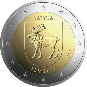 LETTONIA - 2018 - 2 € Regioni: Zemgale - Rotolino