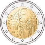 SPAGNA - 2018 - 2 € Santiago de Compostela - FDC da rotolino