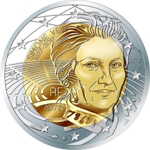 FRANCIA - 2018 - 2 € Simone Veil - Rotolino