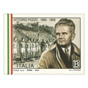 ITALIA - 2018 - 50° della morte di Vittorio Pozzo - 1 foglio da 50 v.
