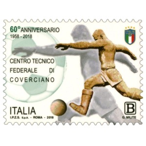 ITALIA - 2018 - 60° del Centro Tecnico Federale di Coverciano - 1 foglio da 45 v.