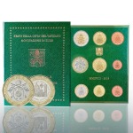 VATICANO - 2018 - Serie divisionale - 9 monete FDC