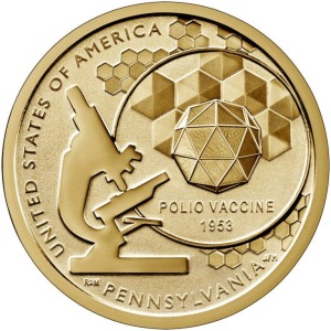 2019 1 Dollaro Innovazioni Polio vaccine Pennsylvania USA