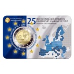BELGIO - 2019 - 2 € 25° dell'Istituto Monetario Europeo - FDC in coin card (versione francese)