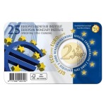 BELGIO - 2019 - 2 € 25° dell'Istituto Monetario Europeo - FDC in coin card (versione francese)
