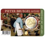 BELGIO - 2019 - 2 € 450° della morte di Pieter Bruegel - FDC in coin card (versione olandese)