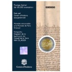 ANDORRA - 2019 - 2 € 600° del Consiglio della Terra - FDC in blister
