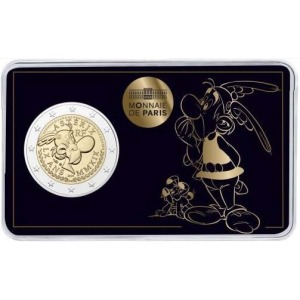 FRANCIA - 2019 - 2 € 60° di Asterix (Asterix) - BU in coin card