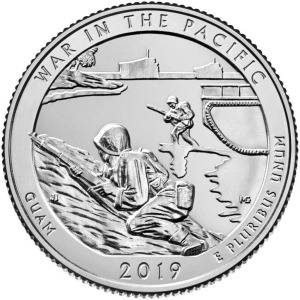 STATI UNITI - 2019 - 25 c. Parchi: War in the Pacific National Historical Park (Guam) - Zecca D FDC