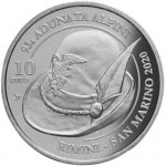 2020 10 Euro 93° Adunata dell Associazione Nazionale Alpini Rimini San Marino FDC rovescio