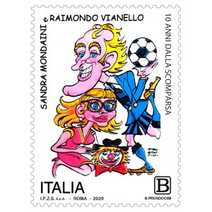 2020 10° della morte di Sandra Mondaini e Raimondo Vianello 1 v. Italia