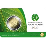 BELGIO - 2020 - 2 € Anno internazionale della salute delle piante - FDC in coin card (versione olandese)