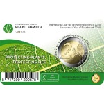 BELGIO - 2020 - 2 € Anno internazionale della salute delle piante - FDC in coin card (versione olandese)