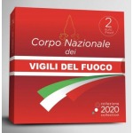 2020 2 Euro Vigili del Fuoco PROOF in cofanetto Italia 3