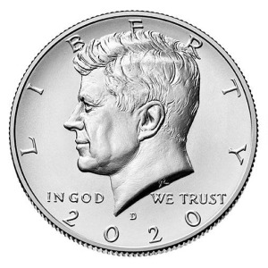 STATI UNITI - 2020 - 50 c. Kennedy - Zecche D e P FDC