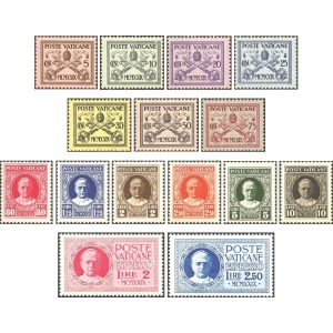 VATICANO - 1929 - Serie della Conciliazione + Espressi - 15 v.
