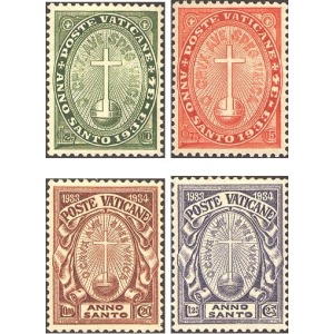 VATICANO - 1933 - Anno Santo - 4 v.