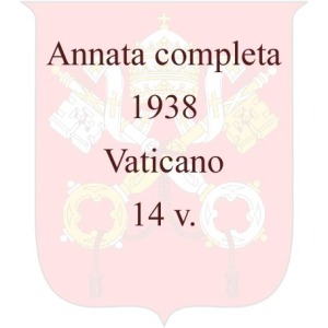 VATICANO - 1938 - Annata completa - 14 v.