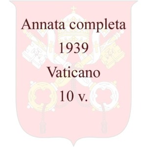 VATICANO - 1939 - Annata completa - 10 v.