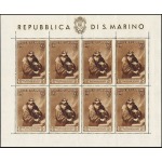SAN MARINO - 1944 - Pro case popolari + Posta Aerea - 2 BF