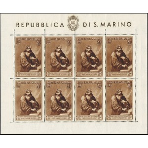 SAN MARINO - 1944 - Pro case popolari + Posta Aerea - 2 BF