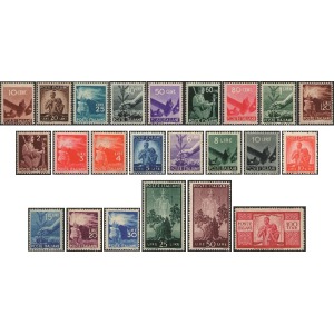 ITALIA - 1945/46 - Democratica - 23 v.