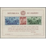 SAN MARINO - 1945 - 50° del Palazzo del Governo (Giosuè Carducci) - 2 BF