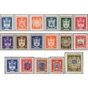 SAN MARINO - 1945 - Stemmi dei Castelli - 17 v.