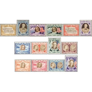 SAN MARINO - 1947 - Franklin Delano Roosevelt + Posta Aerea - 14 v.