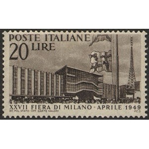 ITALIA - 1949 - 27° Fiera di Milano - 1 v.
