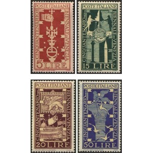 ITALIA - 1949 - 50° Biennale di Venezia - 4 v.