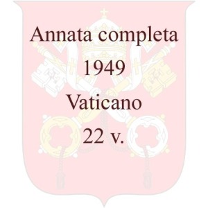 VATICANO - 1949 - Annata completa - 22 v.