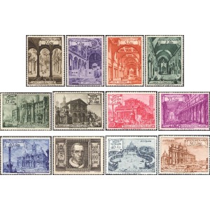 VATICANO - 1949 - Basiliche romane + Espressi - 12 v.