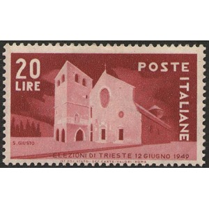 ITALIA - 1949 - Elezioni di Trieste - 1 v.