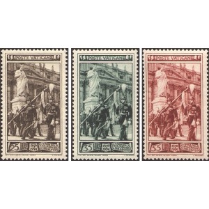 VATICANO - 1950 - 100° della Guardia Palatina - 3 v.