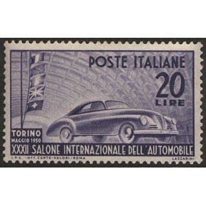 ITALIA - 1950 - 32° Salone dell'Automobile di Torino - 1 v.