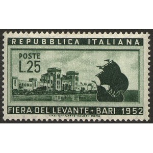 ITALIA - 1952 - 16° Fiera del Levante a Bari - 1 v.
