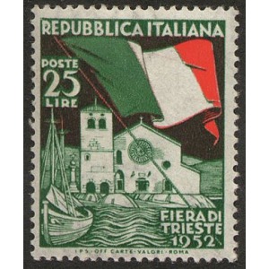 ITALIA - 1952 - 4° Fiera di Trieste - 1 v.
