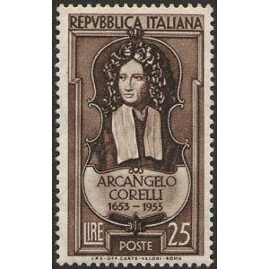 ITALIA - 1953 - 300° della nascita di Arcangelo Corelli - 1 v.