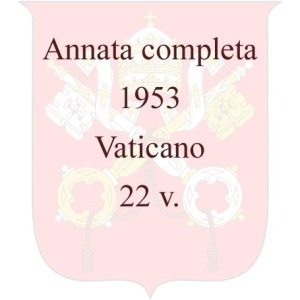 VATICANO - 1953 - Annata completa - 22 v.