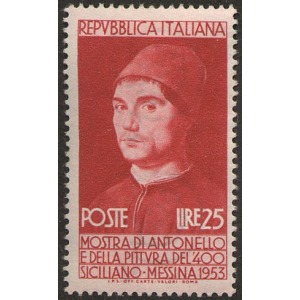 ITALIA - 1953 - Antonello da Messina - 1 v.
