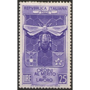 ITALIA - 1953 - Ordine al Merito del Lavoro - 1 v.