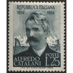 ITALIA - 1954 - 100° della nascita di Alfredo Catalani - 1 v.
