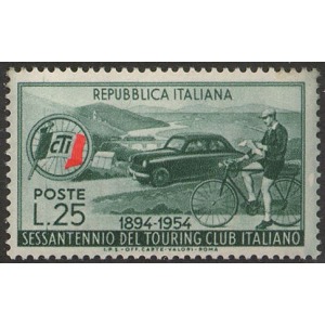 ITALIA - 1954 - 60° Touring Club Italiano - 1 v.