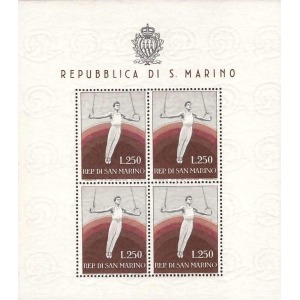 SAN MARINO - 1954 - Sport II serie 250 L. (ginnastica) - 1 BF