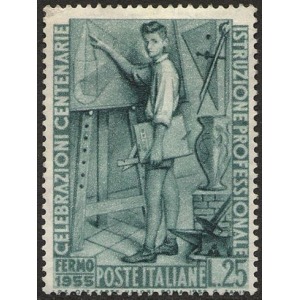 ITALIA - 1955 - 100° istruzione professionale - 1 v.