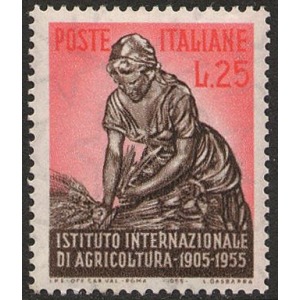 ITALIA - 1955 - 50° Istituto internazionale di Agricoltura - 1 v.