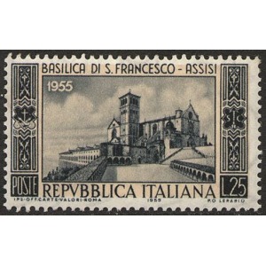 ITALIA - 1955 - 700° Basilica San Francesco - 1 v.