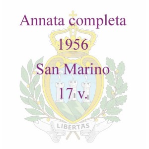 SAN MARINO - 1956 - Annata completa - 17 v.